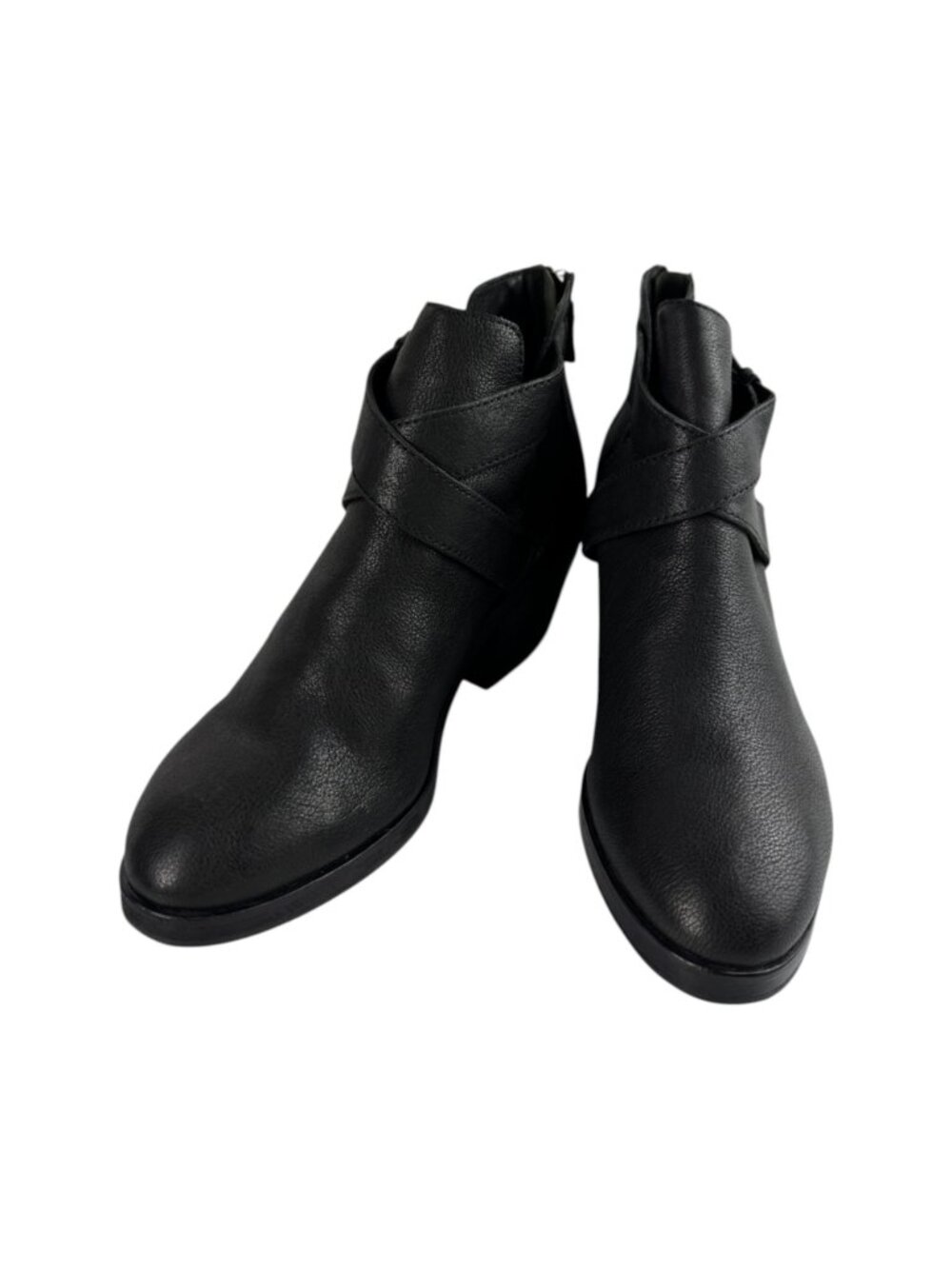 Women's Designer Eileen Fisher Ankle Boots – All Leather, Block Heel, Size 10 - Picture 3 of 10